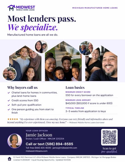 Preview of the buyer flyer