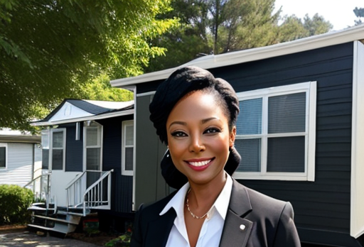 real estate agent sells mobile homes